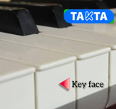 روکش کلاویه پیانو (key face)